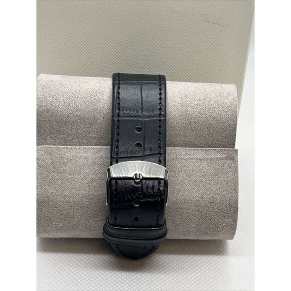 Michael Kors Slim Runway MK8607 Men's Black Leather Strap Analog Dial Watch JMB4 - Picture 6 of 12